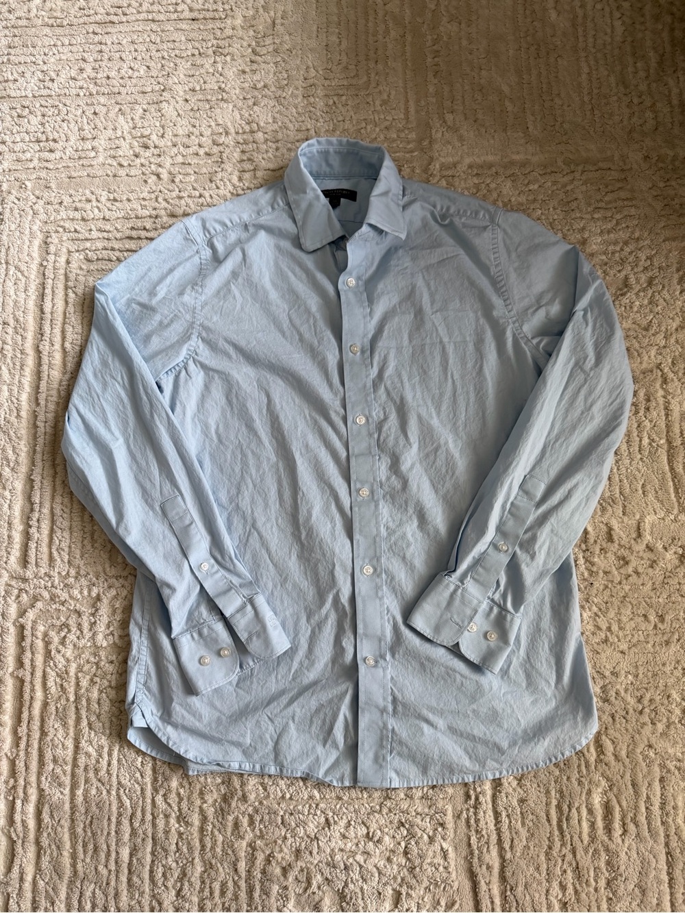 Banana Republic Light Blue Button Up Shirt Slim Fit